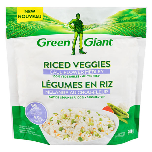 Green Giant - Riced Veggies - Cauliflower Medley - Frozen 340g, 1 Each