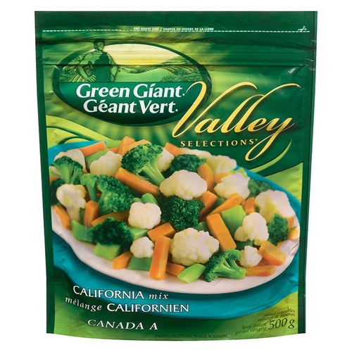 Green Giant - Valley Selections - California Mix Vegetables - Frozen 500g, 1 Each