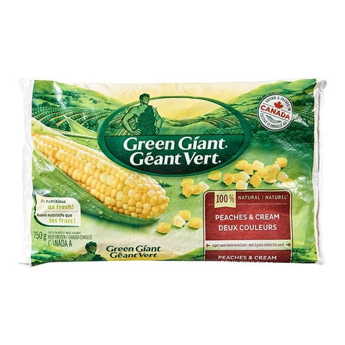 Green Giant - Peaches & Cream Corn - Frozen 750g, 1 Each