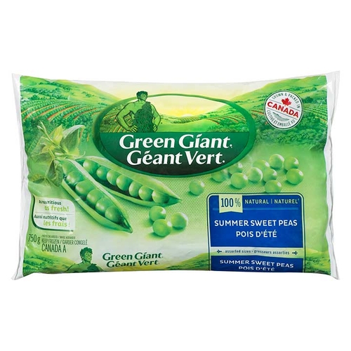 Green Giant - Summer Sweet Peas - Frozen 750g, 1 Each