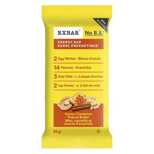 RXBAR - Energy Bar - Honey Cinnamon Peanut Butter 55g, 1 Each