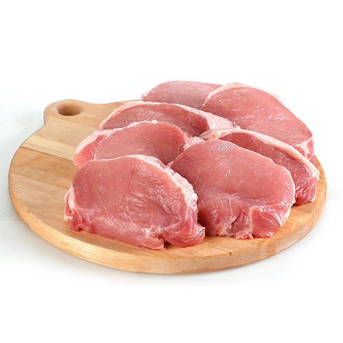 Boneless Centre Cut Pork Loin Chops - Avg. 2 Pieces Per Pack, 500 Gram