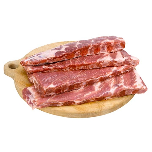 Canadian Fresh Pork Spare Ribs Breast Removed, 750 Gram