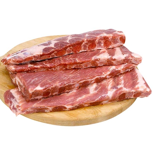 Canadian Fresh Pork Side Ribs Breast Bone Removed, 1.5 Kilogram