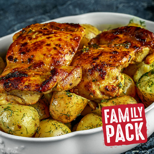 Fresh Local Boneless Skinless Chicken Thighs - Family Pack - Avg. 12 Pieces Per Pack, 1 Kilogram