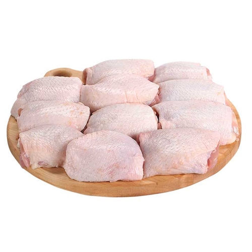 Fresh Local Bone-In Skin-On Chicken Thighs - Avg. 4 Pieces Per Pack, 600 Gram