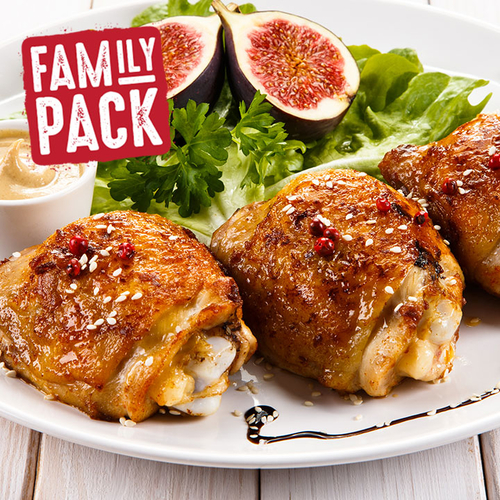 Fresh Local Bone-In Skin-On Chicken Thighs - Family Pack - Avg. 8 Pieces Per Pack, 1500 Gram