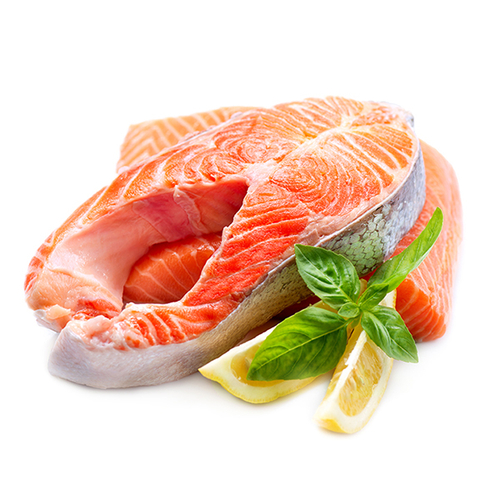 Fresh Wild Pacific Coho Salmon Steaks