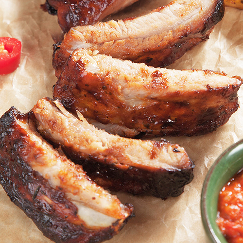 Pork Back Ribs - Frozen, 650 Gram