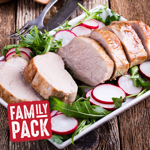 Family Pack Canadian Fresh Pork Tenderloin - Avg. 2 Pieces Per Pack, 1200 Gram