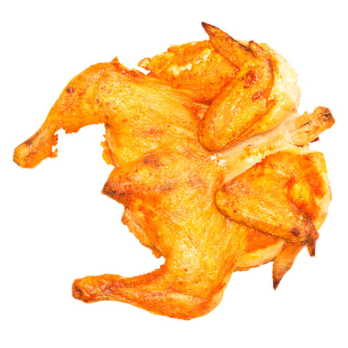 Whole Flattened Frying Chicken 1kg