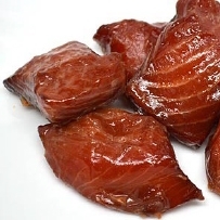 Hardy Buoys Smoked Fish Inc - Wild Sockeye Smoked Salmon Candied Nuggets - Original, 100 Gram