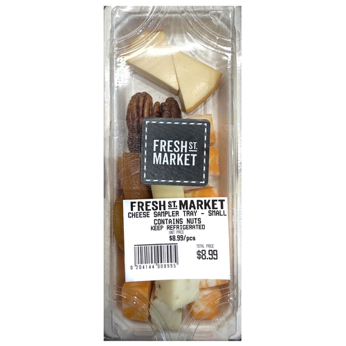 Cheese Sampler Tray - Small - Contains Nuts, 1 Each