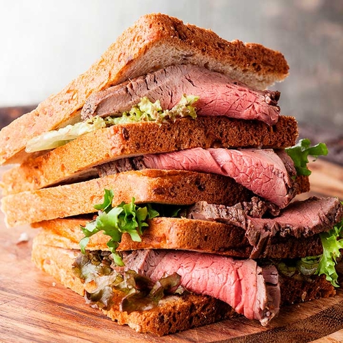 Deli - Homestyle Roast Beef - No Garlic, 100 Gram