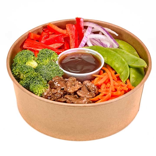 Fresh St. Prepared Noodle Bowl Meal Beef Teriyaki 450g