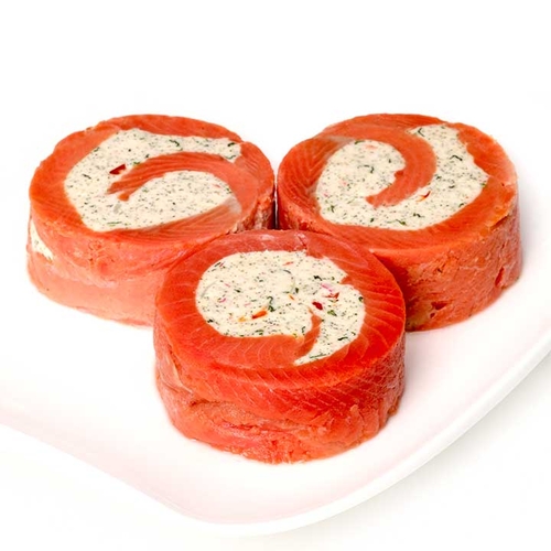 Sockeye Salmon Pinwheels With Crab, 154 Gram