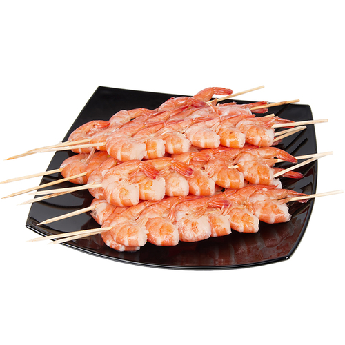 Prawn Skewer - 8 Prawns Per Skewer • Raw • Previously Frozen, 1 Each