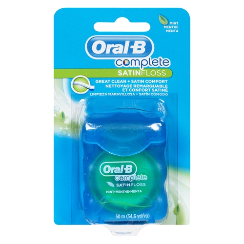 Oral B Satin Floss Dental Floss Mint 50ml, 1 Each