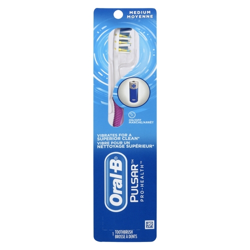 Oral-B Pro-Health - Pulsar Battery Powered Toothbrush - Medium, 1 Each