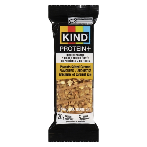 KIND Protein+ Bar - Peanuts Salted Caramel Flavoured 62g, 1 Each