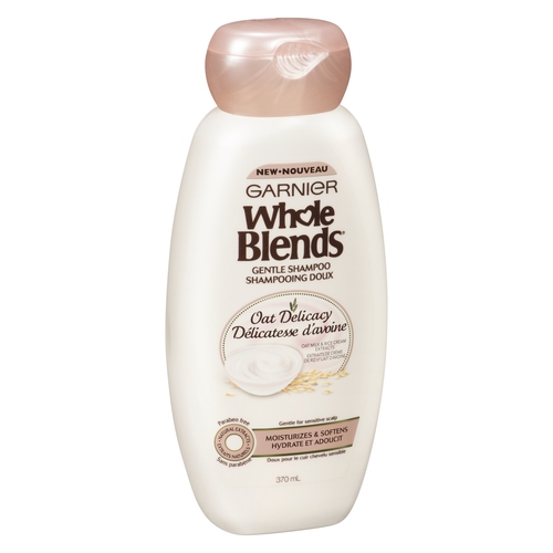 Garnier - Whole Blends Gentle Shampoo - Oat Delicacy 370ml, 1 Each