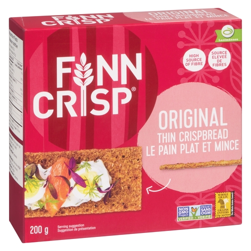 Finn Crisp - Sourdough Rye Thins - Original 200g, 1 Each