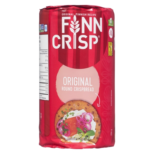 Finn Crisp - Sourdough Rye Thins - Original Round 250g, 1 Each