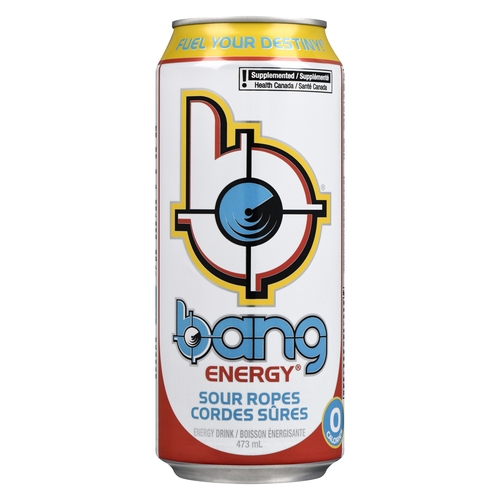 Bang Energy Drink - Zero Sugar - Sour Ropes 473ml, 1 Each