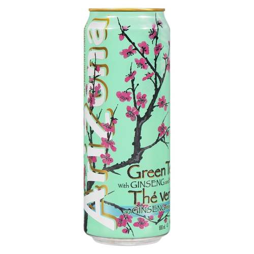 Arizona - Green Tea with Ginseng & Honey 680m, 1 Each