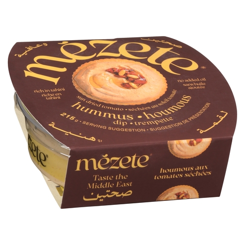 Mezete Hummus Dip - Sun Dried Tomato 215g, 1 Each