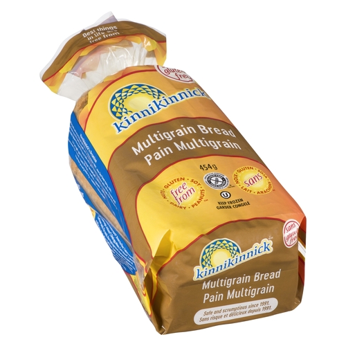 Kinnikinnick - Multigrain Bread - Gluten Free 454g, 1 Each