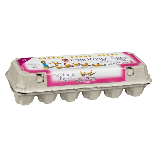 Rabbit River Farms - Free Range Eggs - Medium 12pk