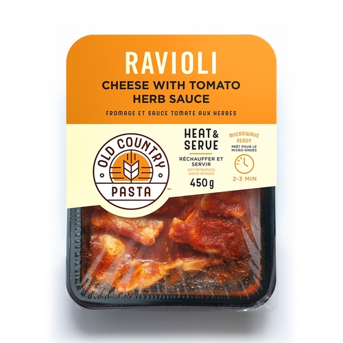 Old Country Pasta - Ravioli - Cheese With Tomato Herb Sauce 450g, 1 Each