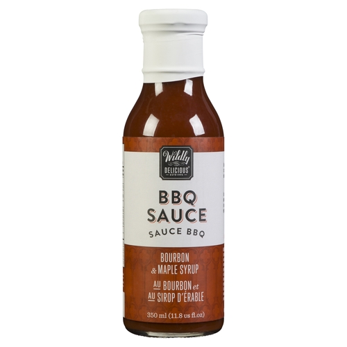 Wildly Delicious - Bourbon & Maple Syrup BBQ Sauce 350ml, 1 Each
