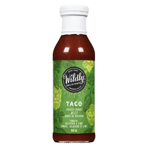 Wildly Delicious Skillet Sauce - Taco Tomato, Jalapeno & Lime 350ml, 1 Each