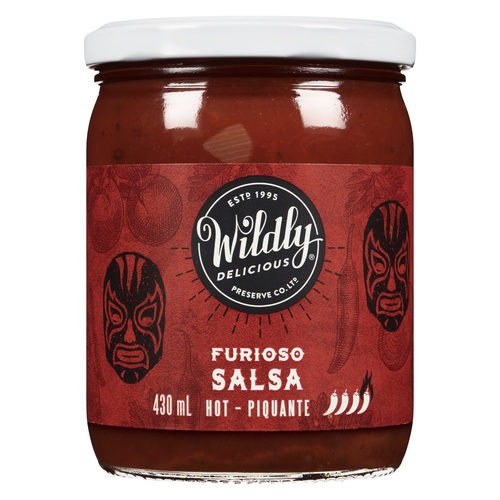 Wildly Delicious Furioso Salsa - Hot 430ml, 1 Each
