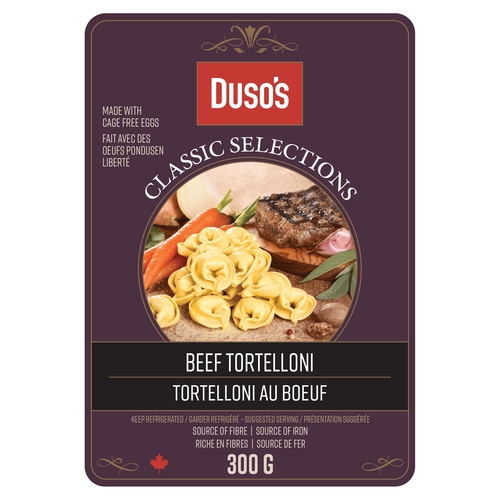 Duso's - Fresh Pasta - Classic Selections - Beef Tortelloni 300g, 1 Each