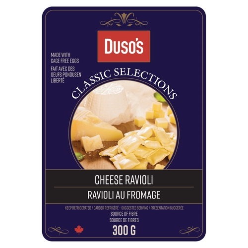 Duso's - Fresh Pasta - Classic Selections - Cheese Ravioli 300g, 1 Each