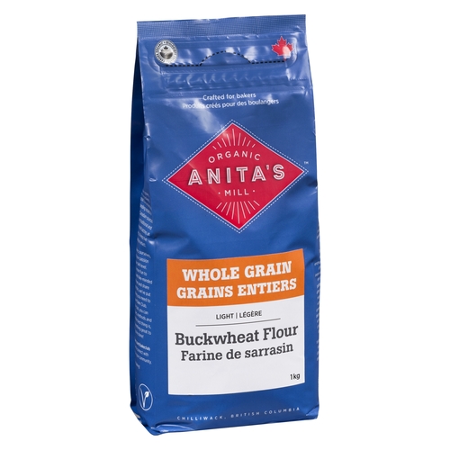 Anita's Organic Mill - Buckwheat Flour - Whole Grain - Light 1kg, 1 Each