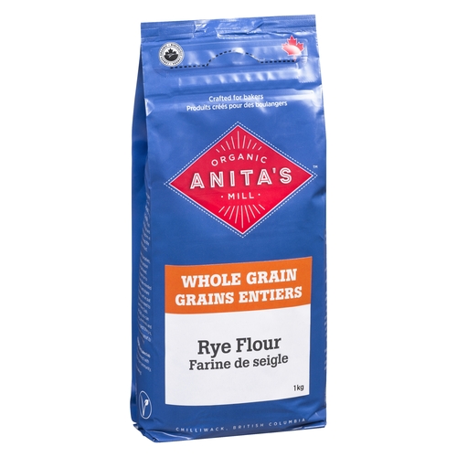 Anita's Organic Mill - Rye Flour - Whole Grain 1kg, 1 Each