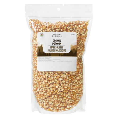 Left Coast Organics - Organic Popcorn 1.3kg, 1 Each