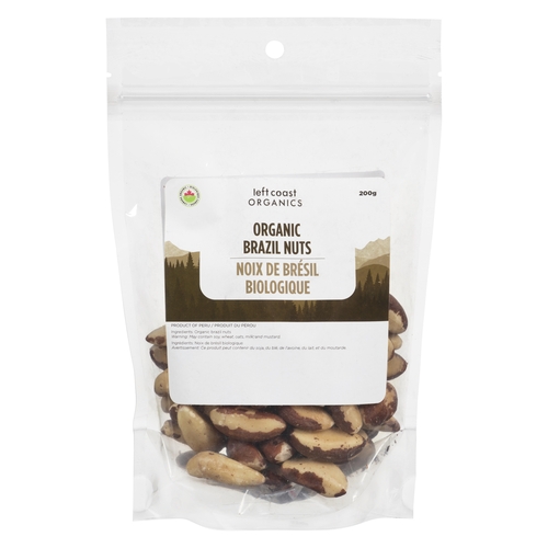 Left Coast Organics - Organic Brazil Nuts 200g, 1 Each