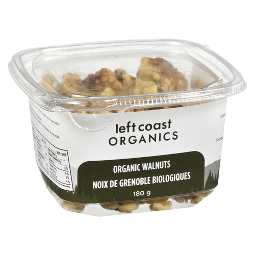 Left Coast Organics - Organic Walnuts 180g, 1 Each