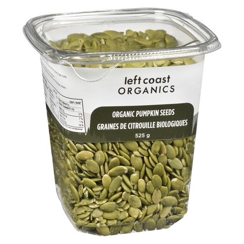 Left Coast Organics - Organic Pumpkin Seeds 525g, 1 Each