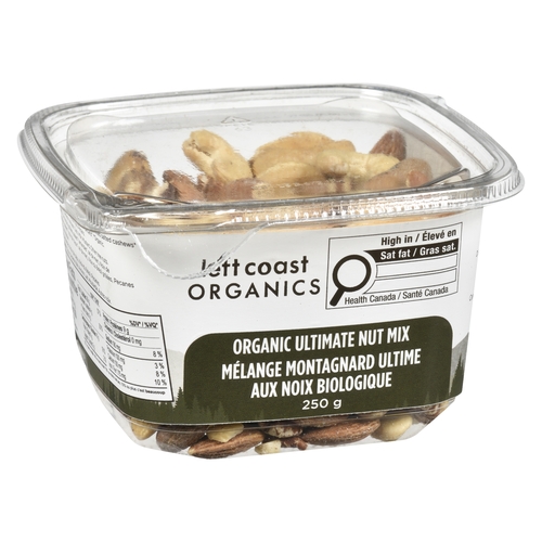 Left Coast Organics - Organic Ultimate Nut Mix 250g, 1 Each