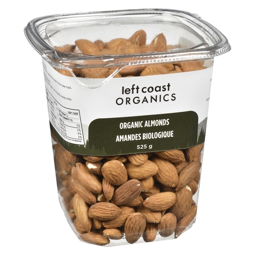 Left Coast Organics - Organic Almonds 525g, 1 Each