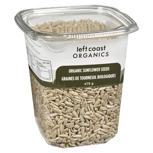 Left Coast Organics - Organic Sunflower Seeds 475g, 1 Each