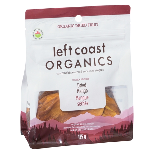 Left Coast Organics - Organic Dried Mango 125g, 1 Each