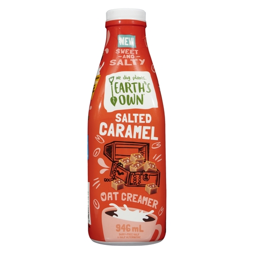 Earth's Own - Oat Creamer - Salted Caramel - Gluten-Free 946ml, 1 Each