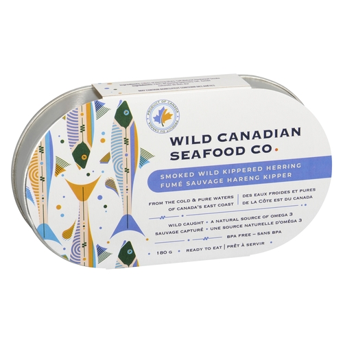 Wild Canadian Seafood Co. - Smoked Wild Kippered Herring 180g, 1 Each